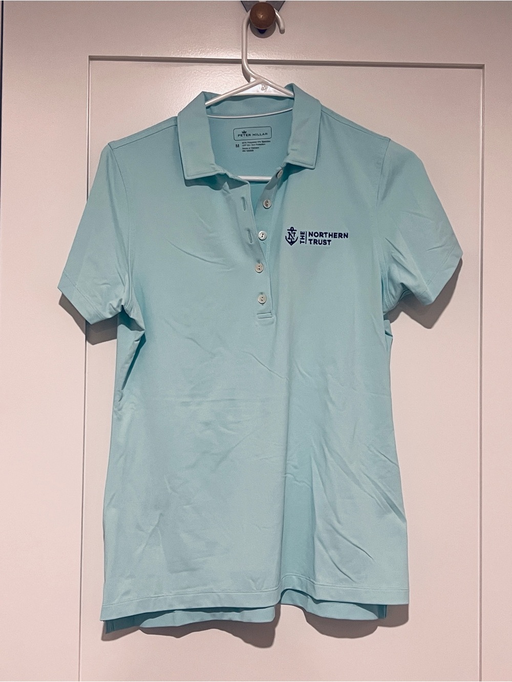 Like New Peter Millar Women’s Light Blue Golf Polo Size Medium